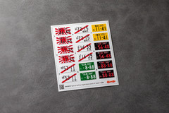 1:24 3D License Plates for scale model Japan Vehicles