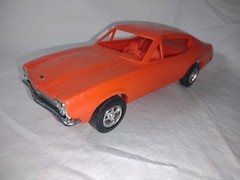 RARE 1970 FORD MAVERICK GRABBER ~Processed Plastics~ORANGE~MAGS~ NEW CONDITION
