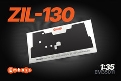 1:35 3D Interior Detail Set Floor Mat for ZiL 130 AVD Models 3501AVD