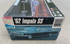 62 CHEVROLET IMPALA SS AMT Plastic Model Kit 8209 1/25 Two Partially Built Kits