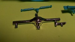 57 1957 Chevy Bel Air 1/25 frame chassis chrome axle rear end suspension model