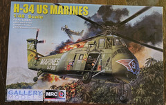 H-34 US MARINES helicopter model kit by Gallery Models | No. 64101 | 1:48