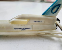 The Blue Flame Land Speed Natural Gas Rocket Car Promo Model Toy 1970s RARE!