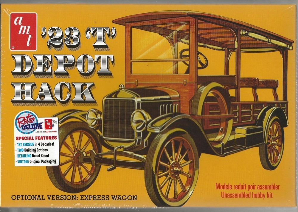 AMT Retro Deluxe ’23 1923 ‘T’ Depot Hack / Express Wagon in 1/25 1237 (104)