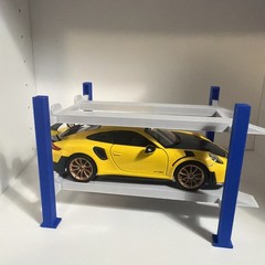 4 post 2 Level model car lift 1:24 1:25 scale KIT Assembly required. Paintable!