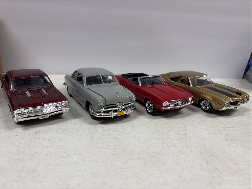 Lot Of 4 BUILT Model Cars NICE Lot#015