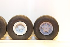 W-54 1/25 scale resin model car dirt track tires ,