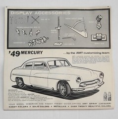 AMT TROPHY SERIES ’49 MERCURY 3 in 1 CUSTOMIZING KIT 1/25 grey plastic
