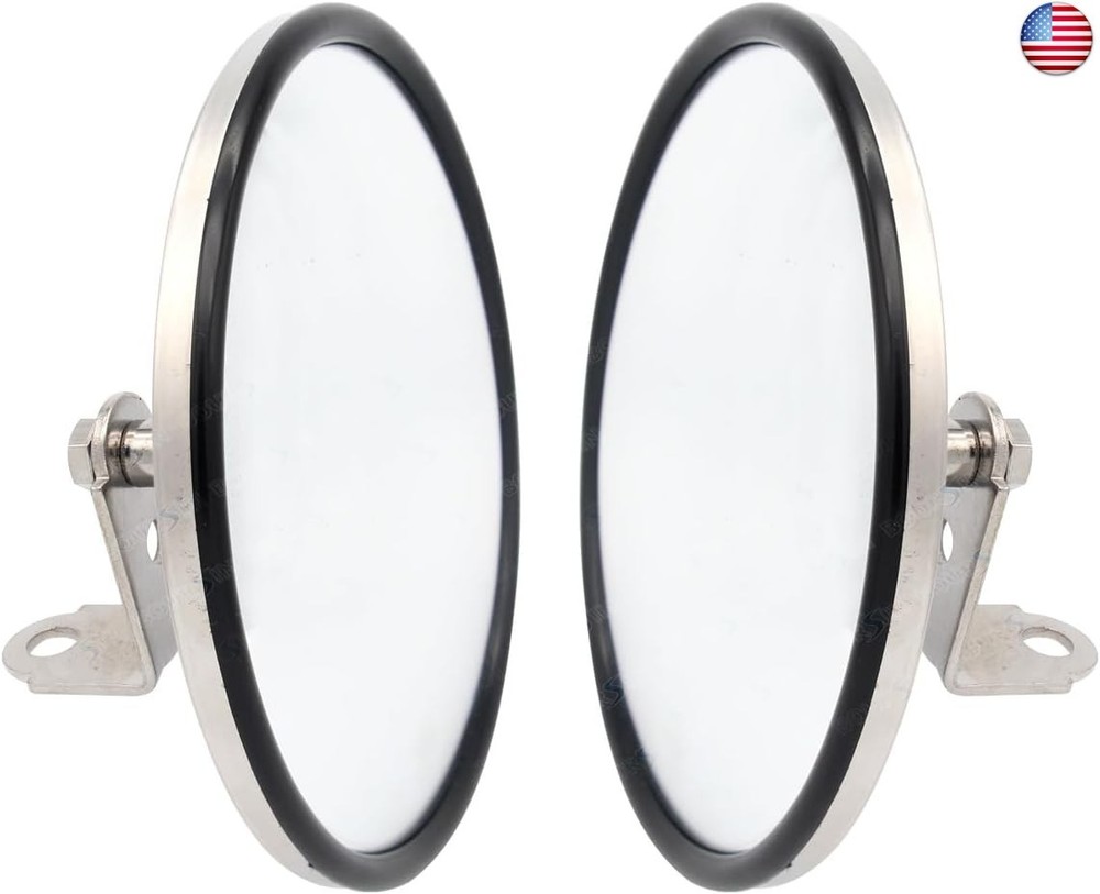 6 Inch Convex Round Door Mirror Blind Spot For Isuzu NPR NPR-HD NQR NRR FSR FVR