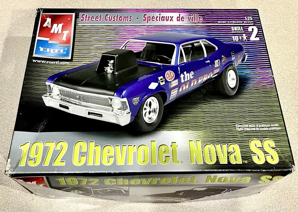 🏁 AMT /ERTL STREET CUSTOM 1972 CHEVROLET NOVA SS “OLD PRO” #31547 🏁