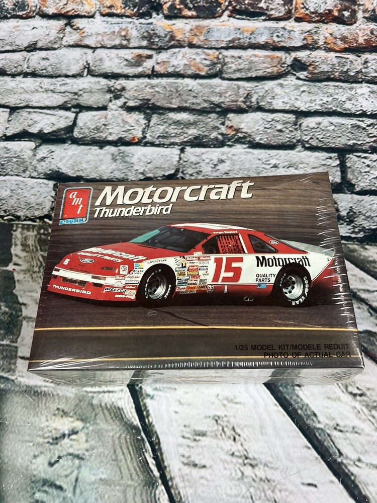 1990 AMT Ertl MORGAN SHEPHERD #15 Motorcraft Thunderbird Model Kit New In Box
