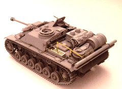 1/35 Border Model StuG III Ausf G Full Interior PE Parts 4 Crew Metal Barrel #52