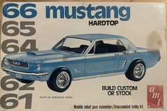 66 FORD MUSTANG COUPE – FRAME – AMT 2707 – MODEL CAR KIT PARTS LOT