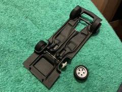 1 25 scale model parts 65 El Camino Chassis Partially Built Only