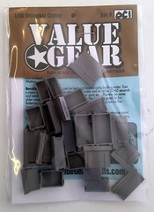 1/35 Universal Open Wood Crates w/Lids #OC1- Value Gear Details – 25pcs Resin
