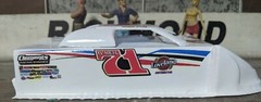 #71 Hudson O’Neil Loveland Crate Dirt Late Model 1/24th Scale Waterslide Decal