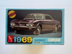 1969 Covair Original Issue Partially Built AMT Model Kit