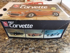 AMT / ERTL 1962 CCHEVY CORVETTE 3 in 1 STOCK CUSTOM DRAG 1/25 MODEL CAR KIT