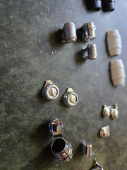 1:25 scale model parts Hot Rod Fuel Tanks & Parts