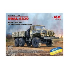 ICM Model Kit Ural-4320 Military Truck of the Armed Forces of Ukraine New