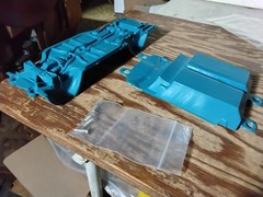 1969 Impala SS PROMO Parts , chassis & interior tub,screws chevrolet Model Car