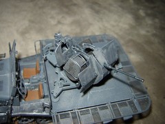 Built Half Track w/Gun 6 inches long Well Built & Painted Excellent Cond Nice