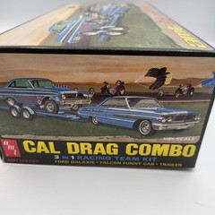 1:25 AMT CAL DRAG COMBO Ford Galaxie Falcon FC Trailer Plastic Model Kit new