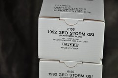 AMT ERTL 92 CHEVROLET GEO STORM GSI Dealer Promo Car 1:25 BENNINGTON BLUE 1 CAR