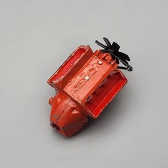 AMT/ERTL 1/25 Muscle Cars 3 Kit Set Parts Kit Bash Engine Motor Started 2