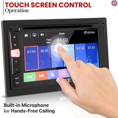 Pyle Double DIN 6.2? Touchscreen Car Stereo ? in-Dash Multimedia DVD/CD/MP3