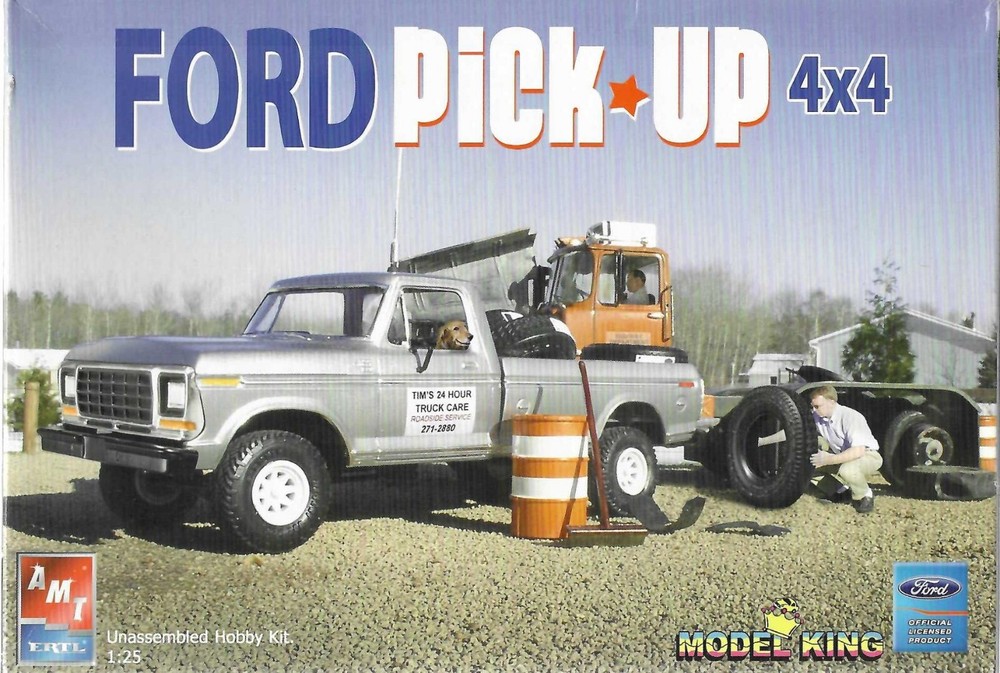 AMT 21700 Ford PIck-Up 4×4 1/25 model kit