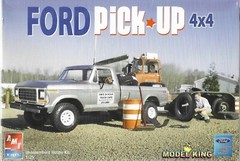 AMT 21700 Ford PIck-Up 4×4 1/25 model kit