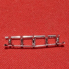 Chrome Hood Trim 1964 Chevy Nova 1:25 scale model car part Moebius