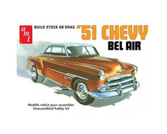 AMT T295 Build Stock or Drag 1951 ’51 Chevy Bel Air MODEL KIT Scale 1:25