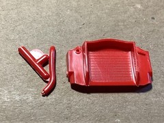 1/24 scale model kit Street Stalker Radiator/ Hose No Box