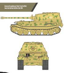 Academy 1/35 German Elefant Sd.kfz.184 Heavy Armor Tank Plastic model kit #13537