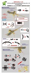 MM35001 1/35 US Army M2 Browning Machine Gun Cal..50 Complete Set