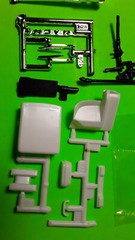 Mack DM800 Heavy Duty 1/25 cab body glass chrome parts interior seat rig tractor