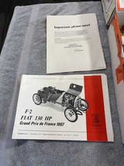 Pocher F-2 Fiat 130 HP 1:8 Unassembled Car Kit