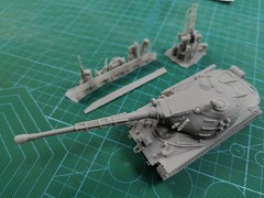 1/72/35 Polish 60TP heavy tank model unpainted kit in 3D printing style