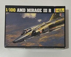 Heller AMD MIRAGE III R- 1/100 Scale Unassembled Kit#N 002 Open Box Complete