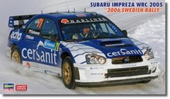 Hasegawa 1/24 Subaru Impreza WRC 2005 2006 Swedish Rally Plastic Model Kit 20707