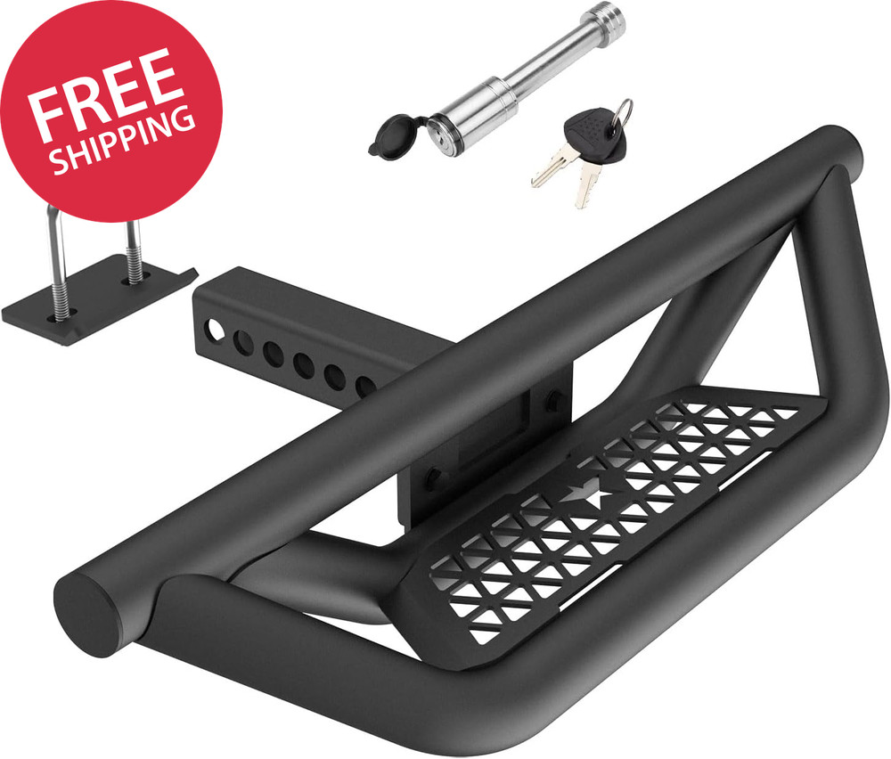 Hitch Step for 2″ Hitch Receiver,Heavy-Duty Steel Tow Hitch Step Trailer for Tru