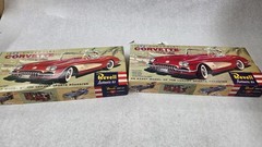 Vintage Classic 1959 Revell Chevrolet Corvette Car Model Chevy Muscle Car Clean
