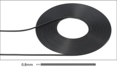 Tamiya Detail-Up Parts Series CABLE (0.80mm OUTER DIAMETER / BLACK) 12677