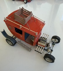 BUILT LOT 1970’s MONOGRAM MODELS S’COOL BUS CHERRY BOMB TJ TAXI GARBAGE TRUCK +