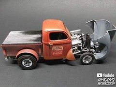 1940 Willy’s Coca-Cola Pickup Gasser Model Kit