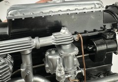 Pocher 1/8 Mercedes-Benz 500K 540K Inline-8 Engine Assembly Gearbox Transmission
