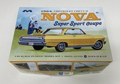 Moebius 1/25 1964 Chevy II Nova SS Sport Coupe, Chevrolet, Hardtop