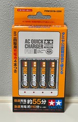 TAMIYA 55116 Mini 4WD NEOCHAMP Ni-MH BATTERY (4PCS.) & AC QUICK CHARGER PRO II